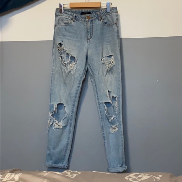 Forever 21 ripped mom jeans - Picture 1 of 3